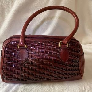 Leather handbag Etienne Aigner